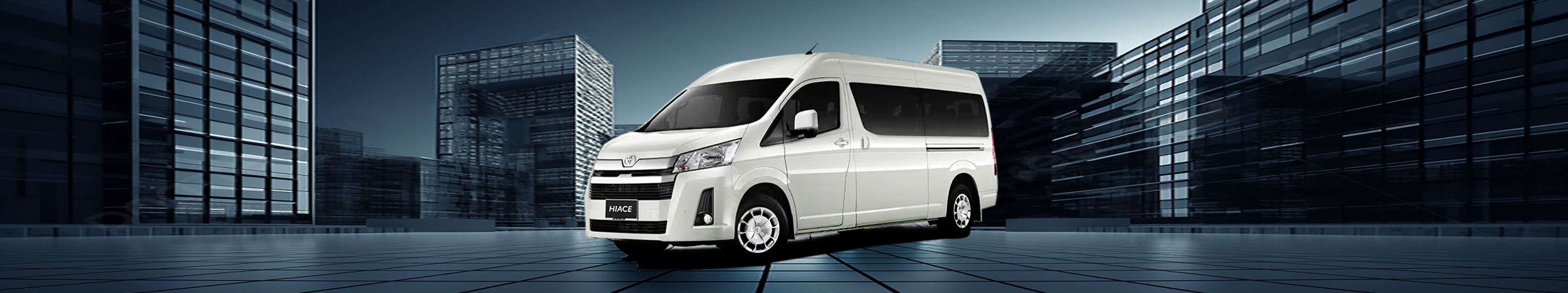 Toyota Hiace prepared for VIP interior conversion by TMAHAAF in Dubai