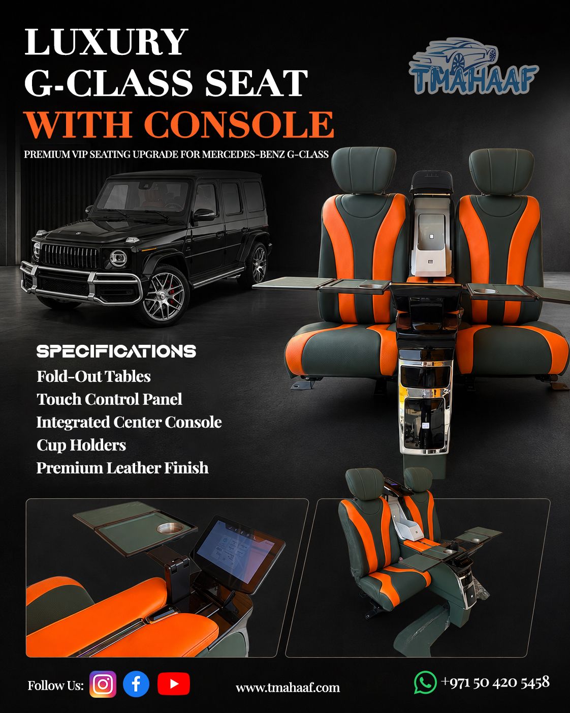 Luxury G-Class Seat With Console (VIP)