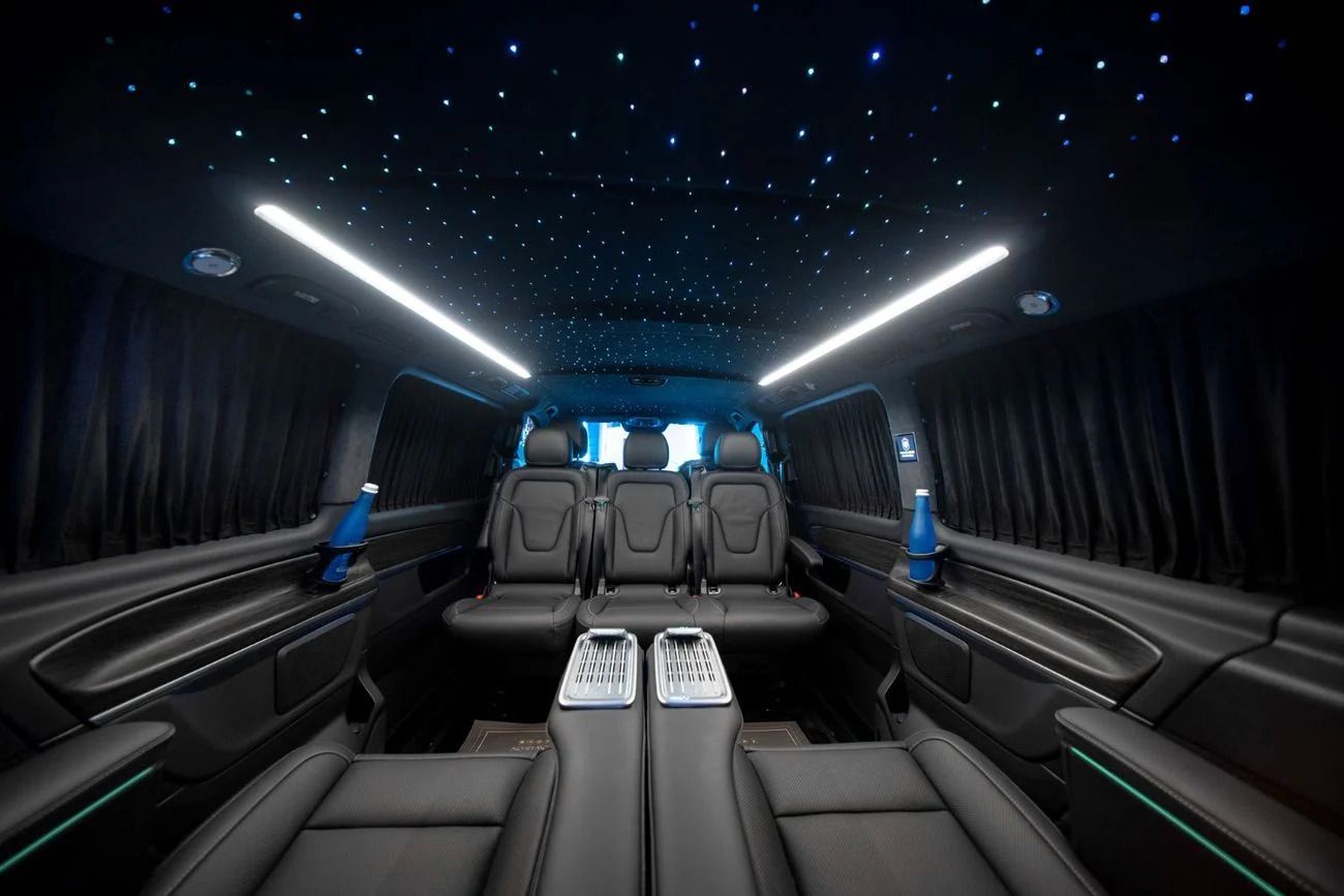 Mercedes-Benz V300 VIP executive interior with luxury seating