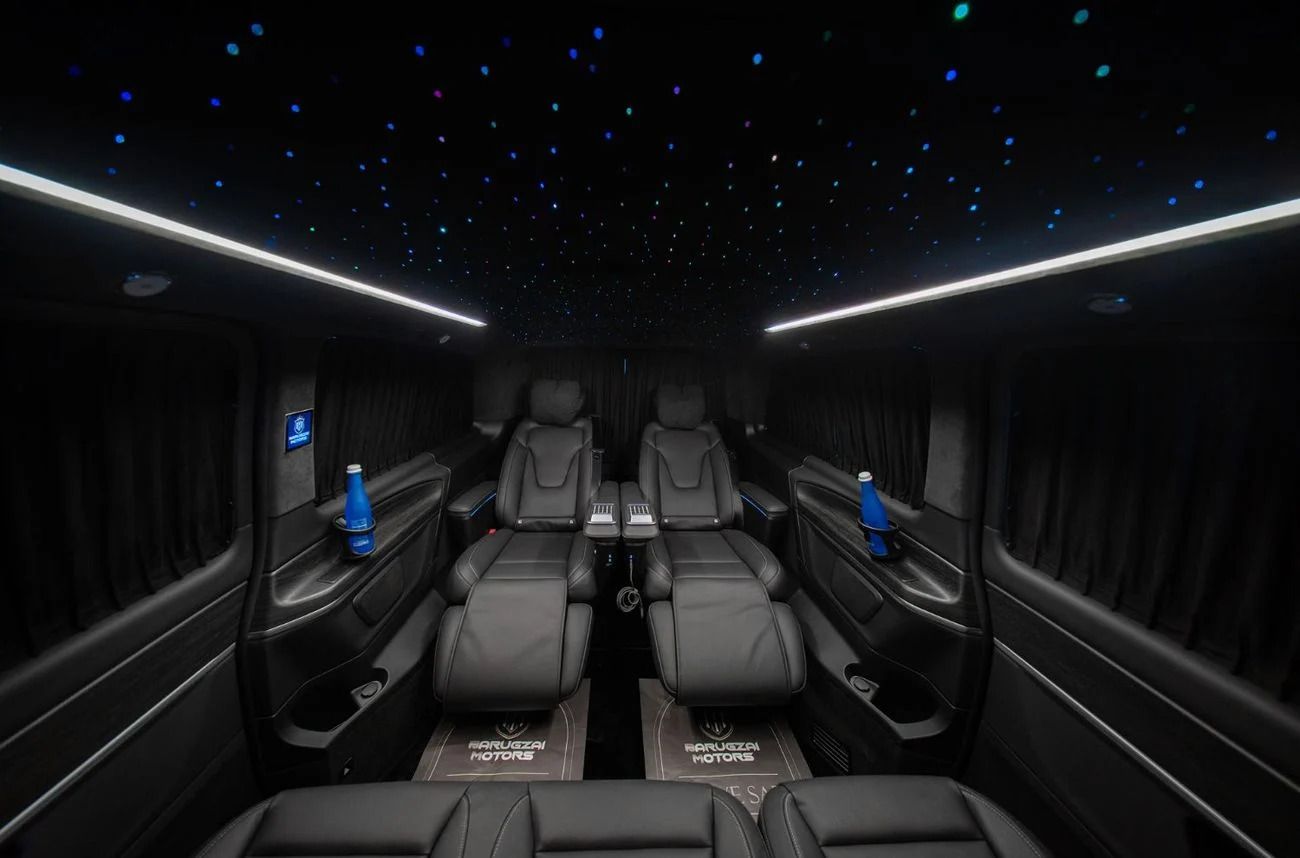 Mercedes-Benz V300 VIP luxury interior with captain seats