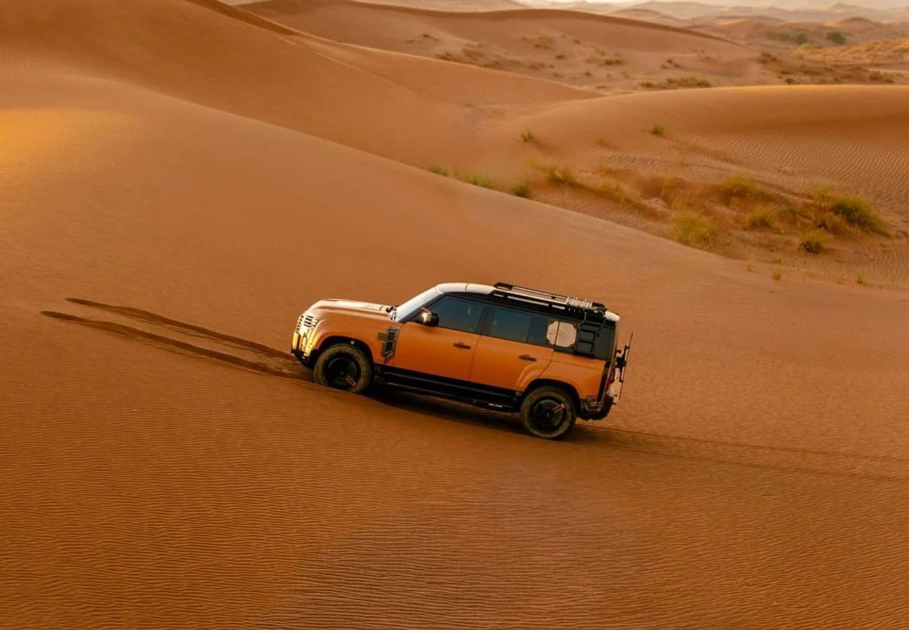 Defender 110 HSE P400 rear exterior Dubai