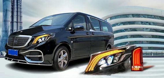 00-121 MERCEDES VITO HEAD LIGHT AND TAIL LIGHT (VIP)