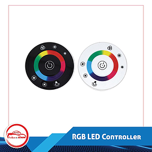 0027-Luxury RGB LED round shape touch controller with RF Remote "Output: 6A*3CH"(VIP)