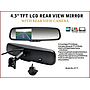 HT-77 4.3 UNIVERSAL REAR VIEW MIRROR WITH HIGH RESOLUTION